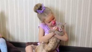 Лизок и Нана изрисовали себя и кота #аквагрим для детей #весёлые игры #приколы