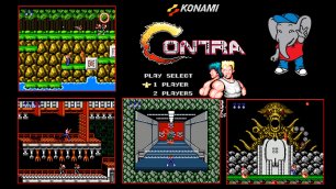 Contra (NES / Денди) - Прохождение. БЕЗ КОММЕНТАРИЕВ. БЕЗ фильтров. Оригинальный кадр [1080p60 HD]