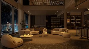 4K Cozy Apartment in New York - Smooth Jazz Piano Music for Relax and Sleep