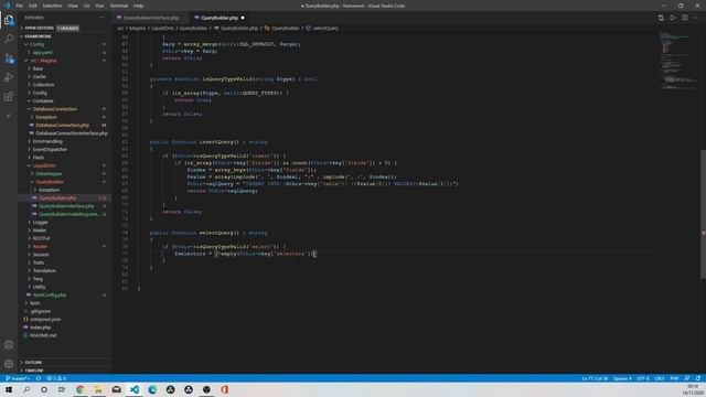 PHP MVC Framework Database Access Layer QueryBuilder Part 1