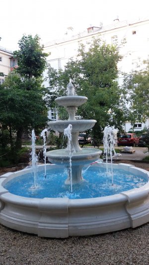 Фонтан City in the night