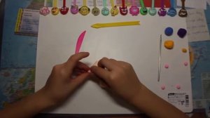 Лепка единорога из легкого пластилина