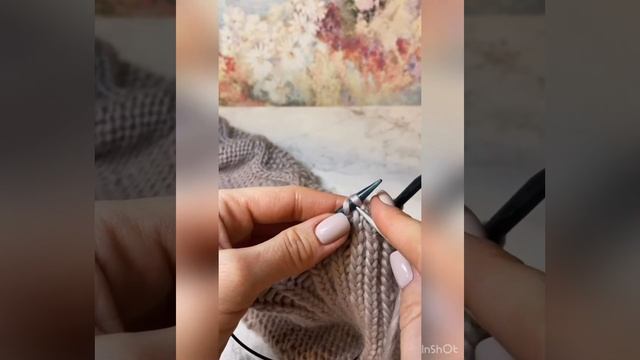 Закрытие петель резинки 1х1 иглой смотреть онлайн