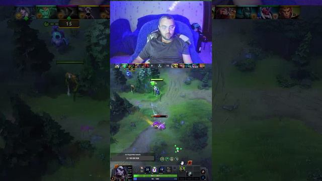 Забайтили белку #shorts #dota2 #games