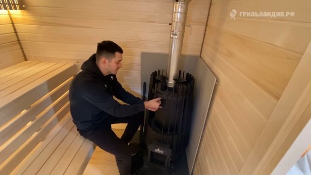 Банная печь GRILL'D Cometa 180 Vega Short смотреть онлайн