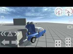 Demonstration of soft body physics for a car Unity Android