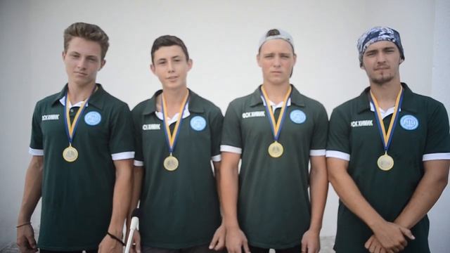 Гребля. Чемпионат Украины (юноши)-2016. Интервью каноэ-четверки смотреть онлайн