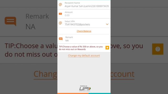 fyp add money with new UPI ID and QR code