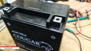 Мото АКБ. Легкий тюнинг. Что бы не потерять гаечки клемм.