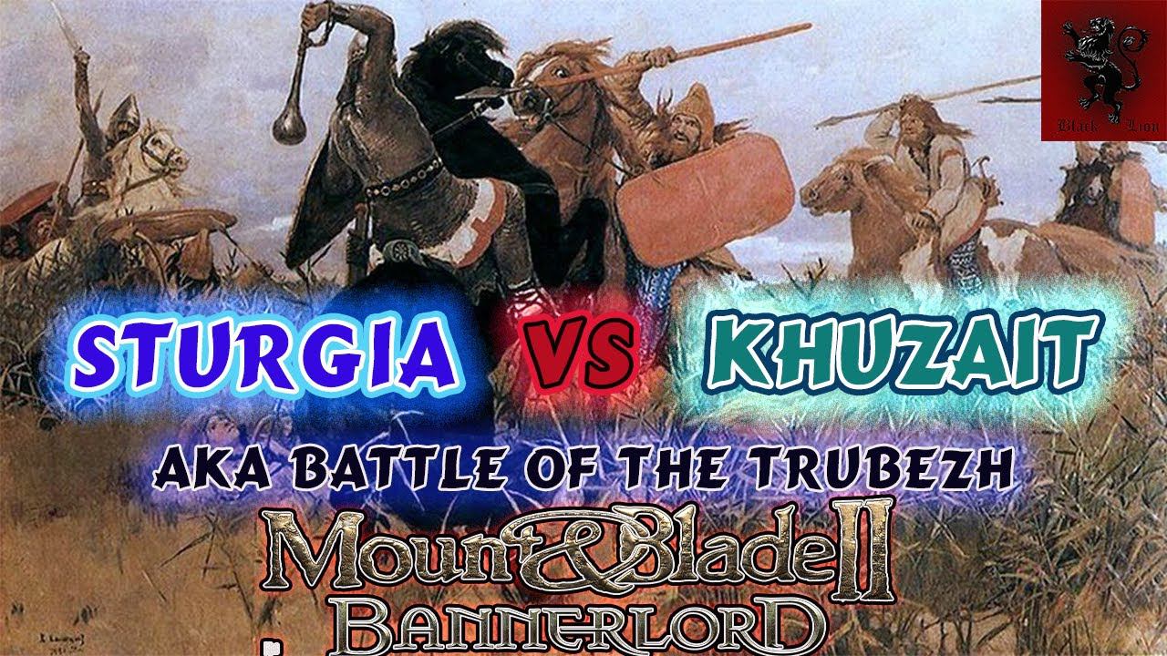 Mount and Blade 2 Bannerlord Сaptain mode Sturgia vs Khuzait aka Battle of the Trubezh (992) смотреть онлайн