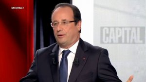 M6 Capital Francois Hollande 4-4 16-06-2013