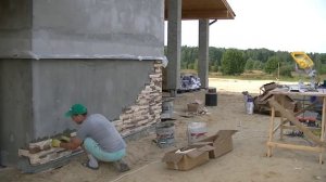 Укладка декоративного камня. Нижний Новгород.