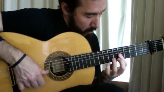 Flamenco Tremolo Exercise - 3 (Solea by Paco Pena) смотреть онлайн