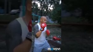 Упражнения на силу удара и защита от боковых ударов