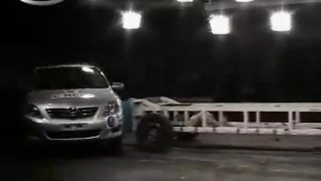 Vehicule Crash Test 2008 Toyota Corolla Side Impact) C-NCAP-Extreme смотреть онлайн