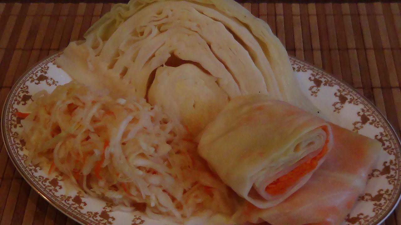 Заготовки из капусты.