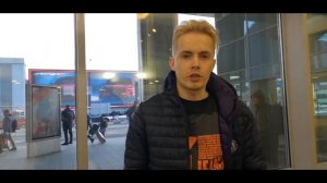 Перелет в Амстердам \ Еда в самолете