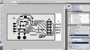 КАК нанести рисунок на печатную плату (Sprint Layout и Photoshop)