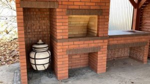 Беседка 5*5 м с мангальной печью и тандыром