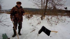 Старинный способ ловли горностая.