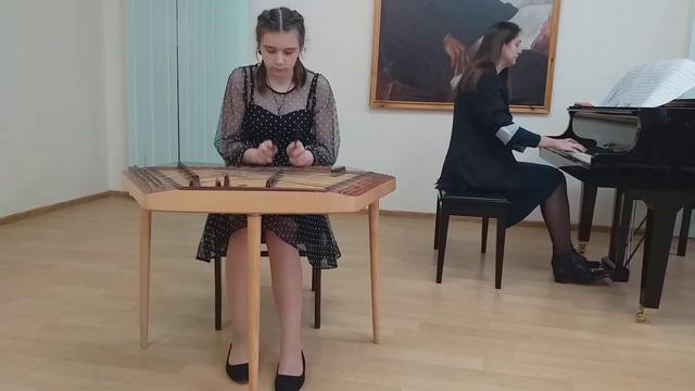 Чивиль Дарья старшая группа цимбалы Мостовская ДШИ смотреть онлайн