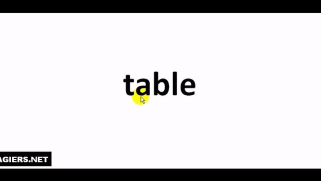 Как произносится  # Table