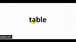 Как произносится  # table