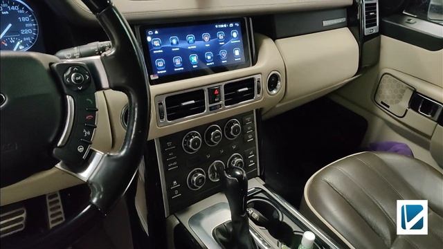 Замена штатного экрана на мультимедиа 10.25, мониторы для задних пассажиров в Range Rover 2012 смотреть онлайн