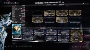 Endgame Warframe: Endgame Tigris prime Build