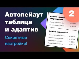 ⚡️ Продвинутый автолейаут в Фигме и таблица с линиями. Как делать адаптивы. Фишки, секреты