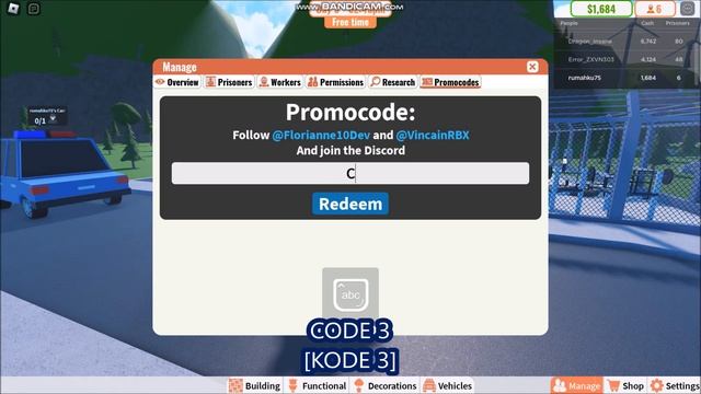 * My PRISON NEW CODES* [?1-YEAR] My Prison ROBLOX | LIMITED CODES TIME | 9 JULY 2023 смотреть онлайн