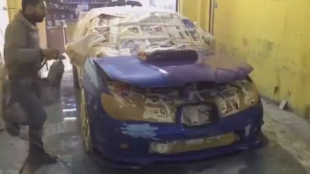 Daghestani's 2007 impreza Sti JDM front nose cut conversion (bugeye to hawkeye) смотреть онлайн