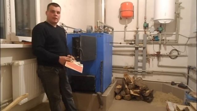 Пиролизный котел часть 2 дрова, розжиг, пиролиз смотреть онлайн