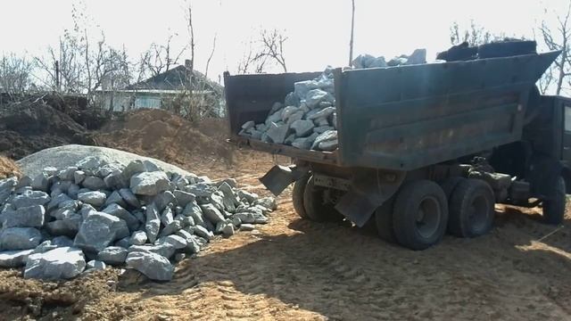 Дом за полгода. Видео #4. Камень бут. смотреть онлайн