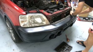 Swap RD1 to RD2 bumper : Honda CRV