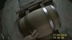 Обработка дубовой бочки содой