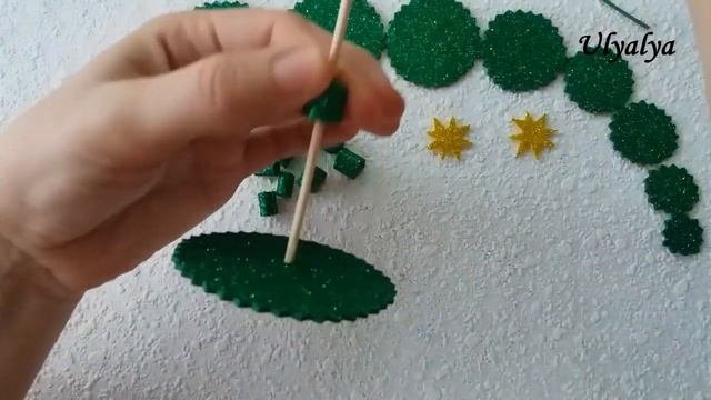? DIY  Ёлка из фоамирана своими руками НОВОГОДНИЕ ИГРУШКИ? Christmas Tree Decoration ?