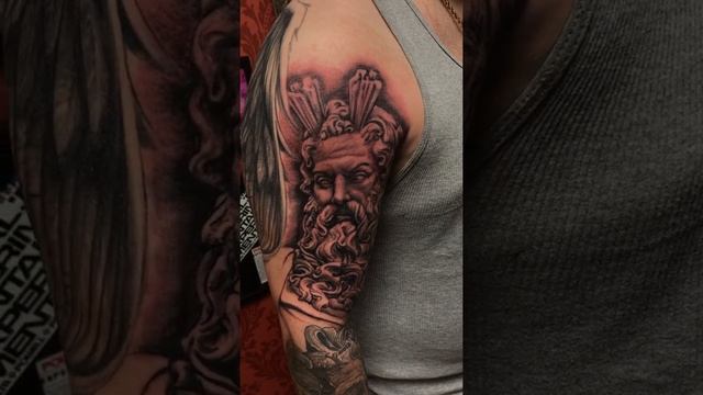 Zeus tattoo by shane munce