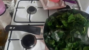 ТУШЕНЫЙ ШПИНАТ ПО-ТУРЕЦКИ