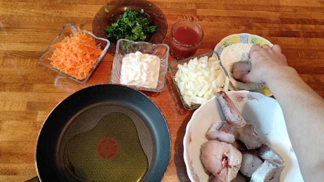 Вкус вас поразит! | Минтай в сметанном соусе!