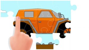 Мультфильм для детей - Пазл с машинками - Вездеходы  Часть2 - серия 8