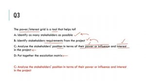 Stakeholder Management - Practice Questions