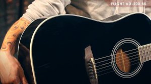 Обзор акустической гитары FLIGHT AD-200