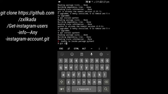 How to collect Instagram informatio by using termux /hackerboy смотреть онлайн