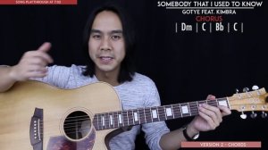 Somebody That I Used To Know Guitar Tutorial - Gotye Feat Kimbra Guitar Lesson 🎸 |Chords + No Capo|