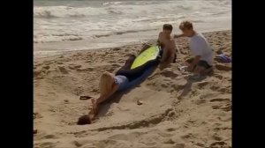 Baywatch. The natural Quicksand scene.
