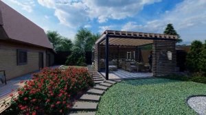 Ландшафтный дизайн на 4 сотках.