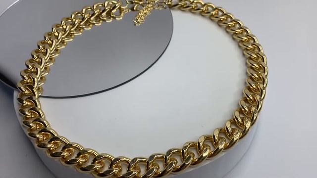 Мужская цепь. Цвет: золотой смотреть онлайн