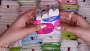 Сбор прокладок//На следующие месячные?//Прокладки для школы//Лера❤️