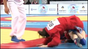 SAMBO WOMAN WC 2016 48kg  ABBASAVA LEILA BLR  BONDAREVA ELENA RUS